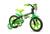 Bicicleta aro 12 black 12 4 nathor verde Preto, Verde