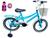 Bicicleta Aro 16 Infantil Feminina Ceci Retro Azul celeste