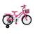 Bicicleta Aro 16 Infantil Feminina Princesa Retro C/ Cestinha Rodinhas De Treinamento Rosa chiclete