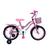 Bicicleta Aro 16 Infantil Feminina Princesa Retro C/ Cestinha Rodinhas De Treinamento Rosa