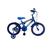 Bicicleta Aro 16 Infantil Menino Roda Lateral Reforçada e Lubrificada Azul hunter