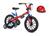 Bicicleta Aro 16 Spider Man Nathor + Capacete Infantil Nathor Vermelho, Azul
