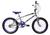 Bicicleta Aro 20 Bmx Cross Freestyle Aero Cromado Cromada, Azul