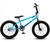 Bicicleta aro 20 BMX Pro-X Série 1 freio V-Brake aros Aero Azul, Preto
