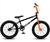 Bicicleta aro 20 BMX Pro-X Série 1 freio V-Brake aros Aero Preto, Laranja