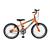 Bicicleta Aro 20 Cross Masculina Infantil BMX Freio V Brake Revisada e Lubrificada Laranja