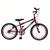 Bicicleta Aro 20 Cross Masculina Infantil BMX Freio V Brake Revisada e Lubrificada Vermelho