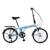 Bicicleta Aro 20 Dobrável Dubly Urban 6v Alumínio 2023 Azul