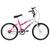 Bicicleta Aro 20 Feminina Bicolor Ultra Bikes Rosa, Branco