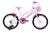 Bicicleta Aro 20 Feminina Infantil Roda Lateral Tridal Branco