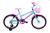 Bicicleta Aro 20 Feminina Infantil Roda Lateral Tridal Azul céu