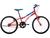 Bicicleta Aro 20” Houston Trup Aço Freio V-Brake Vermelho