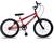 Bicicleta Aro 20 Infantil Bmx Cross Freestyle Bike Menino Vermelho