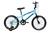 Bicicleta Aro 20 Infantil Bmx Cross Roda Lateral Tridal Azul céu