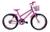 Bicicleta Aro 20 Infantil Feminina Rosa