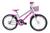 Bicicleta Aro 20 Infantil Feminina Branco