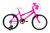 Bicicleta Aro 20 Infantil MTB Girl Com Roda Lateral Pink