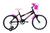 Bicicleta Aro 20 Infantil MTB Girl Com Roda Lateral Preto