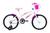 Bicicleta Aro 20 Infantil MTB Girl Com Roda Lateral Branco