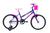 Bicicleta Aro 20 Infantil MTB Girl Com Roda Lateral Lilás