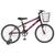 Bicicleta Aro 20 Kls Free Freio V-Brake Mtb Com Roda Lateral Feminina Preto, Pink
