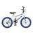 Bicicleta Aro 20 Kls Free Style Freio V-Brake Branco, Preto, Azul