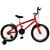 Bicicleta Aro 20 Kls Infantil Free Gold Freio V-Brake Mtb Com Roda Lateral Laranja neon, Preto