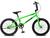 Bicicleta Aro 20 KRW BMX Cross V-Brake SemMarchas Verde, Preto