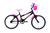 Bicicleta Aro 20 MTB Girl Infantil Tridal Preto