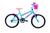 Bicicleta Aro 20 MTB Girl Infantil Tridal Azul céu