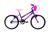 Bicicleta Aro 20 MTB Girl Infantil Tridal Lilás