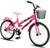 Bicicleta Aro 20 South Grazzy infantil Feminino Paralama e Cesto Rosa