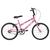 Bicicleta Aro 20 Ultra Bikes Feminina Freios V-Brake Rosa bebe
