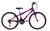 Bicicleta Aro 24 18 Marchas Status Belissima Violeta