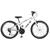 Bicicleta Aro 24 Alumínio Kls Sport Gold Freio V-Brake Mtb 21 Marchas Branco, Preto