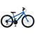 Bicicleta Aro 24 Alumínio Kls Sport Gold Freio V-Brake Mtb 21 Marchas Azul pantone, Preto