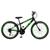 Bicicleta Aro 24 Alumínio Kls Sport Gold Freio V-Brake Mtb 21 Marchas Preto, Verde