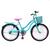 Bicicleta Aro 24 Feminina Jady Cecy Menina Com Cestinha Freio V Brake Rodas Alumínio Aero Resistente Tifany