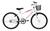 Bicicleta Aro 24 Feminina Mono Saidx Sem Marcha Com Cesta Branco