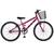 Bicicleta Aro 24 Kls Free Freio V-Brake Mtb Feminina Pink, Preto