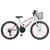 Bicicleta Aro 24 Kls Sport Gold  Freio V-Brake Mtb 21 Marchas Feminina Branco, Pink, Violeta
