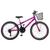 Bicicleta Aro 24 Kls Sport Gold  Freio V-Brake Mtb 21 Marchas Feminina Violeta, Pink