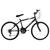 Bicicleta Aro 24 Masculina Aço Carbono Ultra Bikes Preto fosco