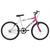 Bicicleta Aro 24 Ultra Bikes Bicolor Masculina sem Marcha Branco, Rosa