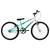 Bicicleta Aro 24 Ultra Bikes Bicolor Rebaixada sem Marcha Verde anis