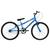 Bicicleta Aro 24 Ultra Bikes Chrome Line Rebaixada sem Marcha Azul