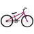 Bicicleta Aro 24 Ultra Bikes Chrome Line Rebaixada sem Marcha Rosa