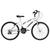 Bicicleta Aro 24 Ultra Bikes Feminina Freios V Brake Branco