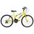 Bicicleta Aro 24 Ultra Bikes Feminina Freios V Brake Amarelo