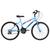 Bicicleta Aro 24 Ultra Bikes Feminina Freios V Brake Azul bebe